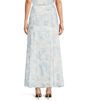 Preston & York Janet Toile A line Silhouette Midi Skirt