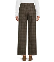 Preston & York Karla Glen Plaid High Rise Tapered Pleat Coordinating Pants