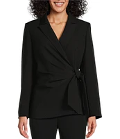 Preston & York Martha Wrap Crepe Jacket