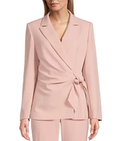 Preston & York Martha Wrap Crepe Jacket