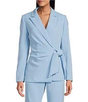 Preston & York Martha Wrap Crepe Jacket