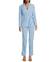 Preston & York Martha Wrap Crepe Jacket