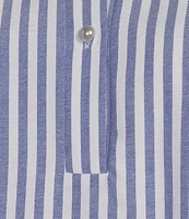 Preston & York Placket Button Sleeveless Collar Jenna Dress