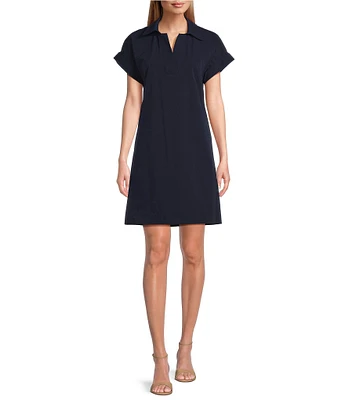 Preston & York Sheath Collar Short Sleeve Carson Dress