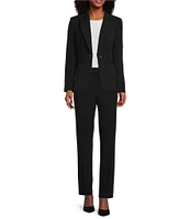 Preston & York Flat Front Slim Straight Leg Pants