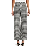 Preston & York Sonya Straight Leg Gingham Pants