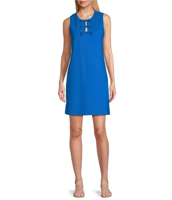 Preston & York Tamara Ponte Sleeveless Shift Dress