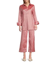 Preston & York Thea Stretch Taffeta Cropped Pants