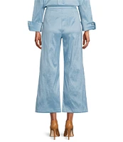 Preston & York Thea Stretch Taffeta Cropped Pants