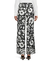 Preston & York Trudie Printed Satin Wide Leg Pants