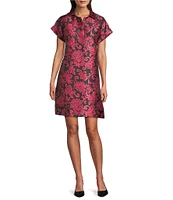 Preston & York Wilson Short Sleeve Collared Sheath Dress