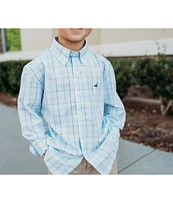 Properly Tied Big Boys 8-16 Long Sleeve Checked Seasonal Sport Shirt