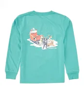 Properly Tied Big Boys 8-16 Long Sleeve Sleigh Dogs T-Shirt