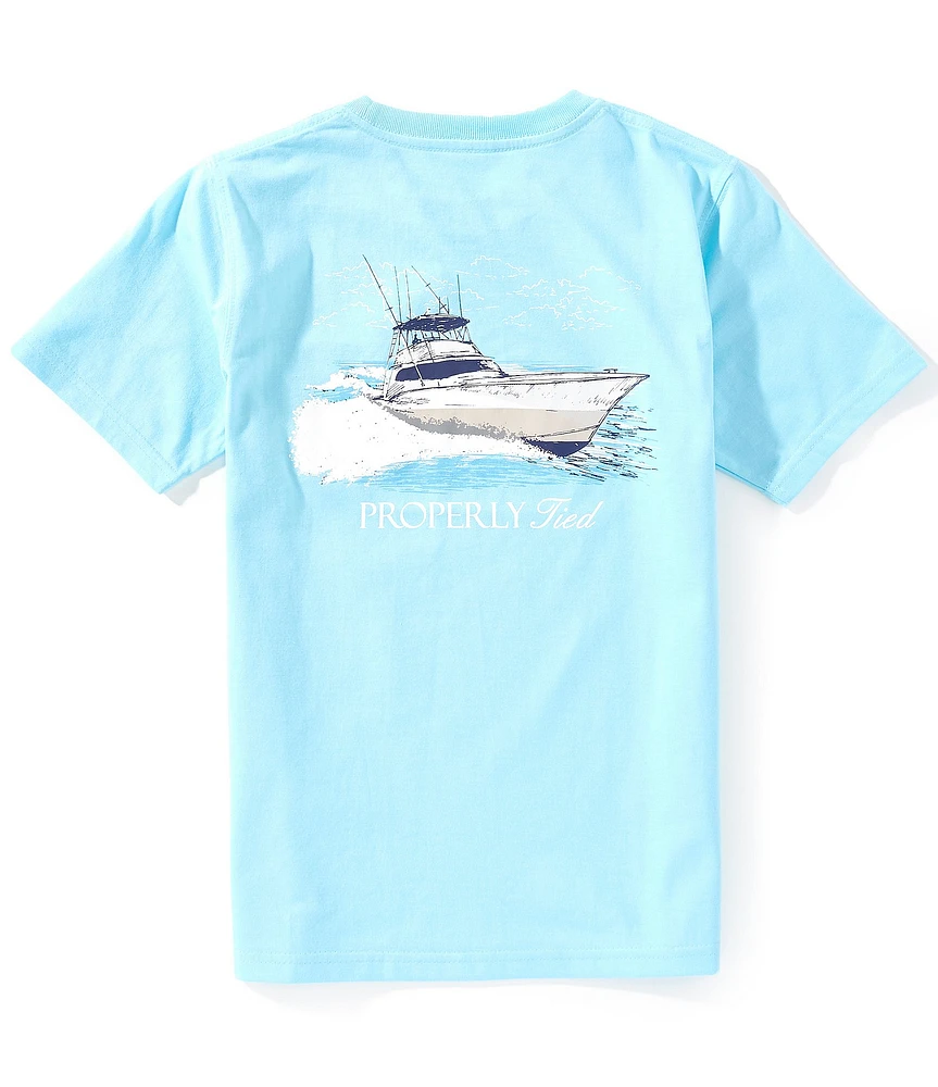 Properly Tied Big Boys Deep Sea Short Sleeve T-Shirt