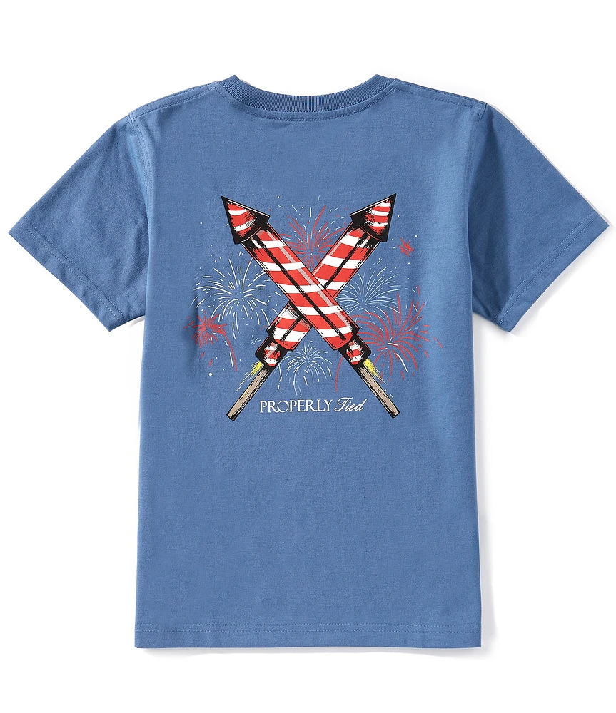Properly Tied Big Boys 8-20 Firecracker Graphic T-Shirt