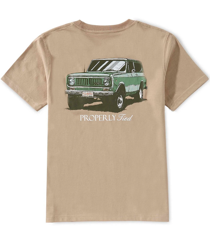 Properly Tied Big Boys Joy Ride Short Sleeve Crew Neck T-Shirt