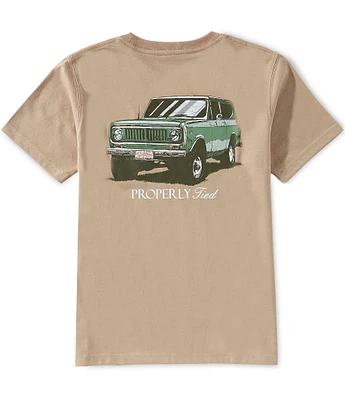 Properly Tied Big Boys Joy Ride Short Sleeve Crew Neck T-Shirt