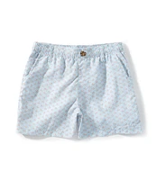 Properly Tied Little Boys Baseball Print Mallard Shorts