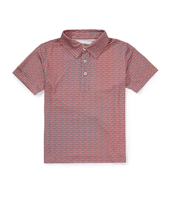 Properly Tied Little Boys 2T-7 Blue Crab Inlet Polo Shirt