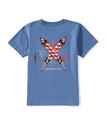 Properly Tied Little Boys 2T-7 Firecracker Graphic T-Shirt