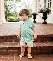 Properly Tied Little Boys 2T-7 Inlet Print Polo