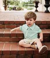 Properly Tied Little Boys 2T-7 Inlet Print Polo