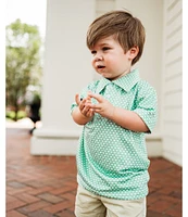 Properly Tied Little Boys 2T-7 Inlet Print Polo