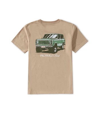 Properly Tied Little Boys Joy Ride Short Sleeve Crew Neck T-Shirt