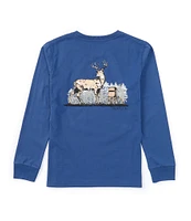 Properly Tied Little Boys 2T-7 Long Sleeve Deer Season Graphic T-Shirt