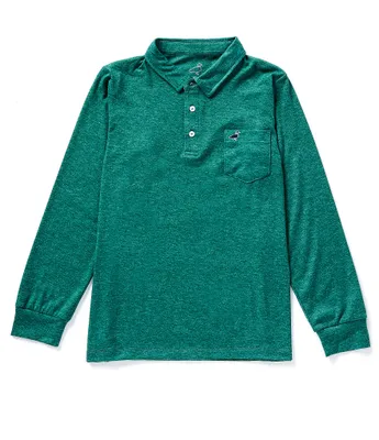 Properly Tied Little Boys 2T-7 Long Sleeve Harrison Pocket Polo Shirt