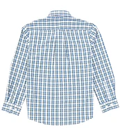 Properly Tied Little Boys 2T-7 Long Sleeve Mallard Plaid Seasonal Sport Shirt