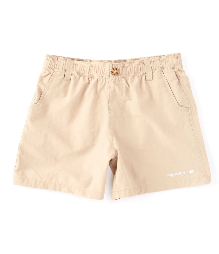 Properly Tied Little Boys 2T-7 Mallard Pull-On Shorts