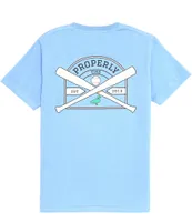 Properly Tied Little Boys 2T-7 Short Sleeve Baseball Shield T-Shirt