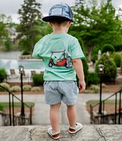 Properly Tied Little Boys 2T-7 Short Sleeve Country Club Graphic T-Shirt