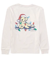 Properly Tied Big Boys 8-16 Santa Paws Graphic T-Shirt