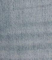 Prosperity Light Denim High Rise Wide Leg Raw Hem Trouser Jeans