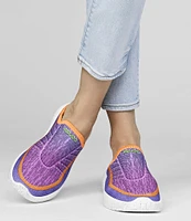 PSUDO Women's Racer Ombre Breathable Washable Mules