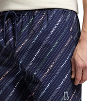 Psycho Bunny 5.75#double; Inseam Renmark Print Swim Trunks