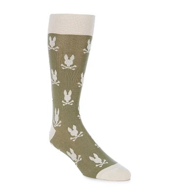 Psycho Bunny All Over Bunny Dress Socks