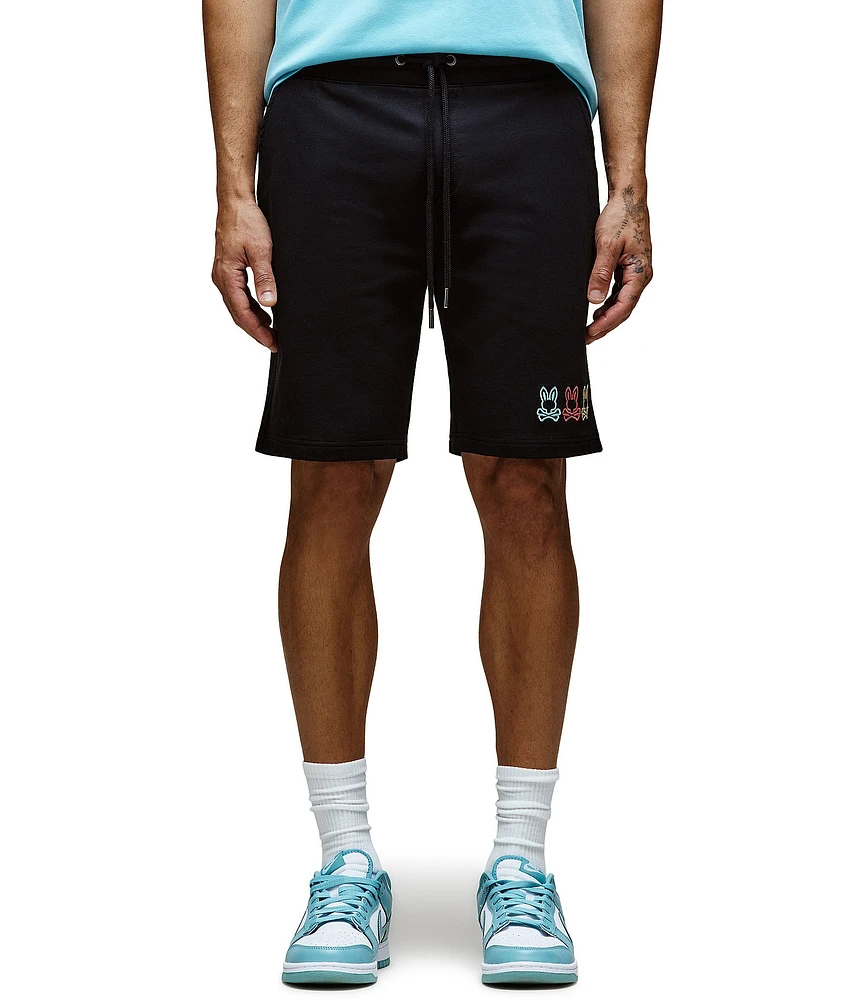 Psycho Bunny Andy Embroidered 8#double; Inseam Shorts
