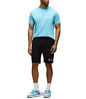 Psycho Bunny Andy Embroidered 8#double; Inseam Shorts