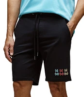 Psycho Bunny Andy Embroidered 8#double; Inseam Shorts