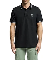 Psycho Bunny Baxter Pique Short Sleeve Polo Shirt