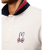 Psycho Bunny Bellaire Pique Short Sleeve Polo Shirt