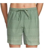 Psycho Bunny Bendigo Allover Printed 5 3/4#double; Swim Trunks