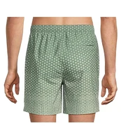 Psycho Bunny Bendigo Allover Printed 5 3/4#double; Swim Trunks