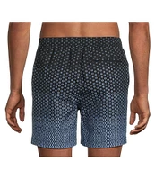 Psycho Bunny Bendigo Allover Printed 5 3/4#double; Swim Trunks