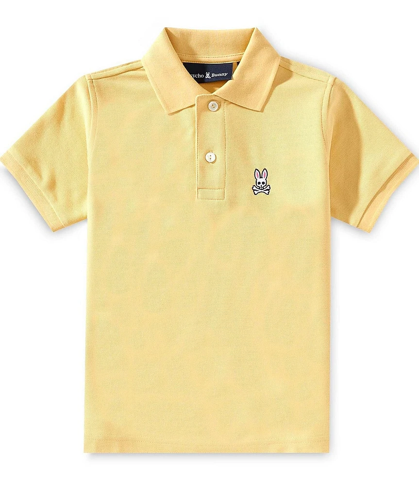 Psycho Bunny Big Boys Short-Sleeve Classic Pique Polo Shirt