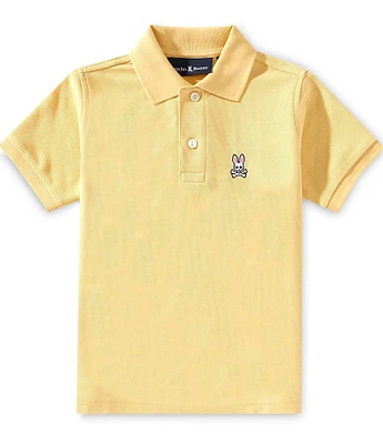 Psycho Bunny Big Boys Short-Sleeve Classic Pique Polo Shirt