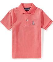 Psycho Bunny Big Boys Short-Sleeve Classic Pique Polo Shirt